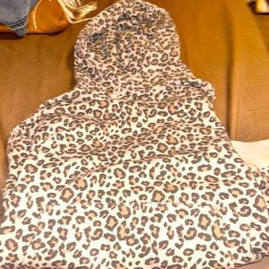 cheetah print sweatshirt